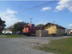 Collinsville Rock Island Caboose and Santa Fe Depot